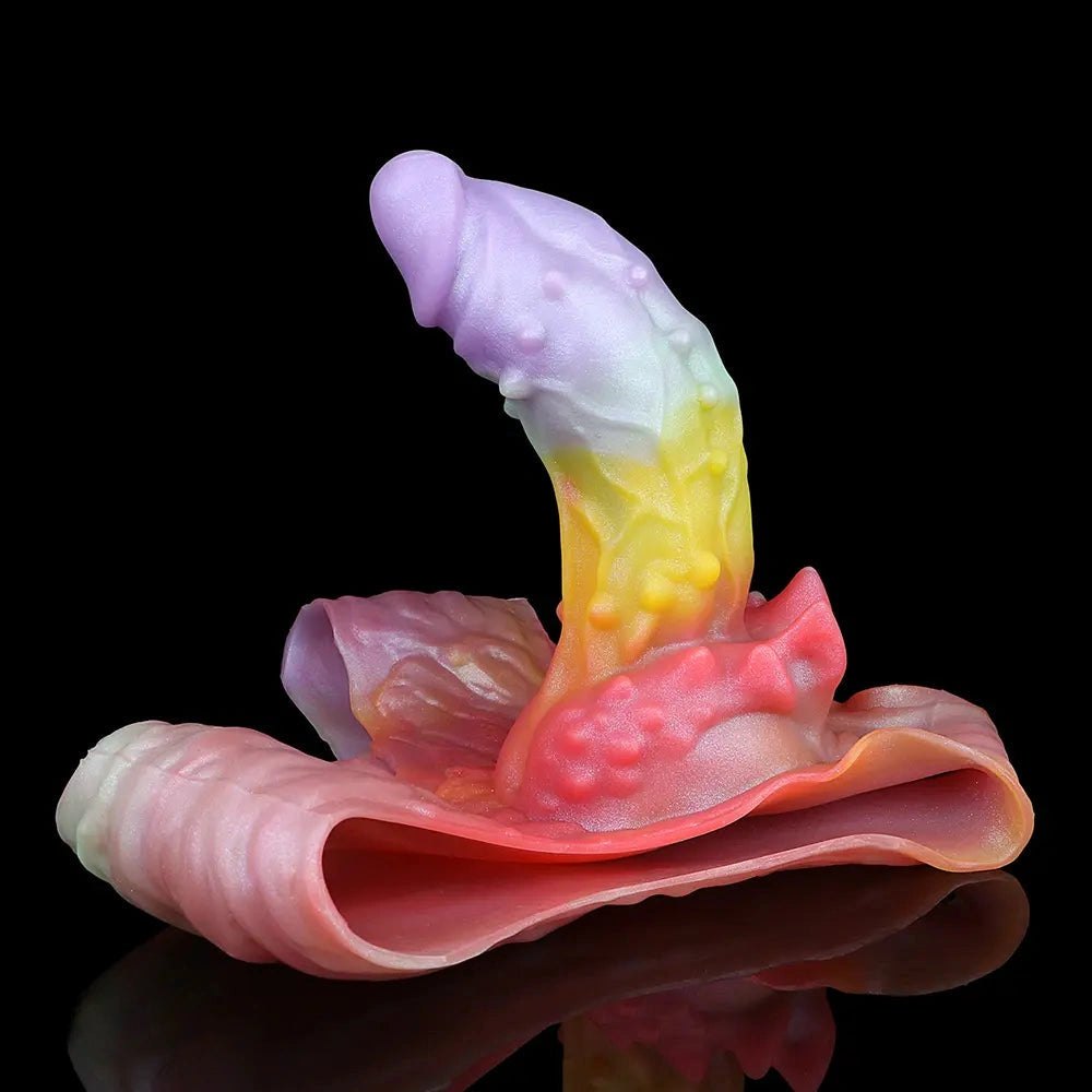 Spiked Hollow Fantasy Dildo - Silicone Monster Dildo