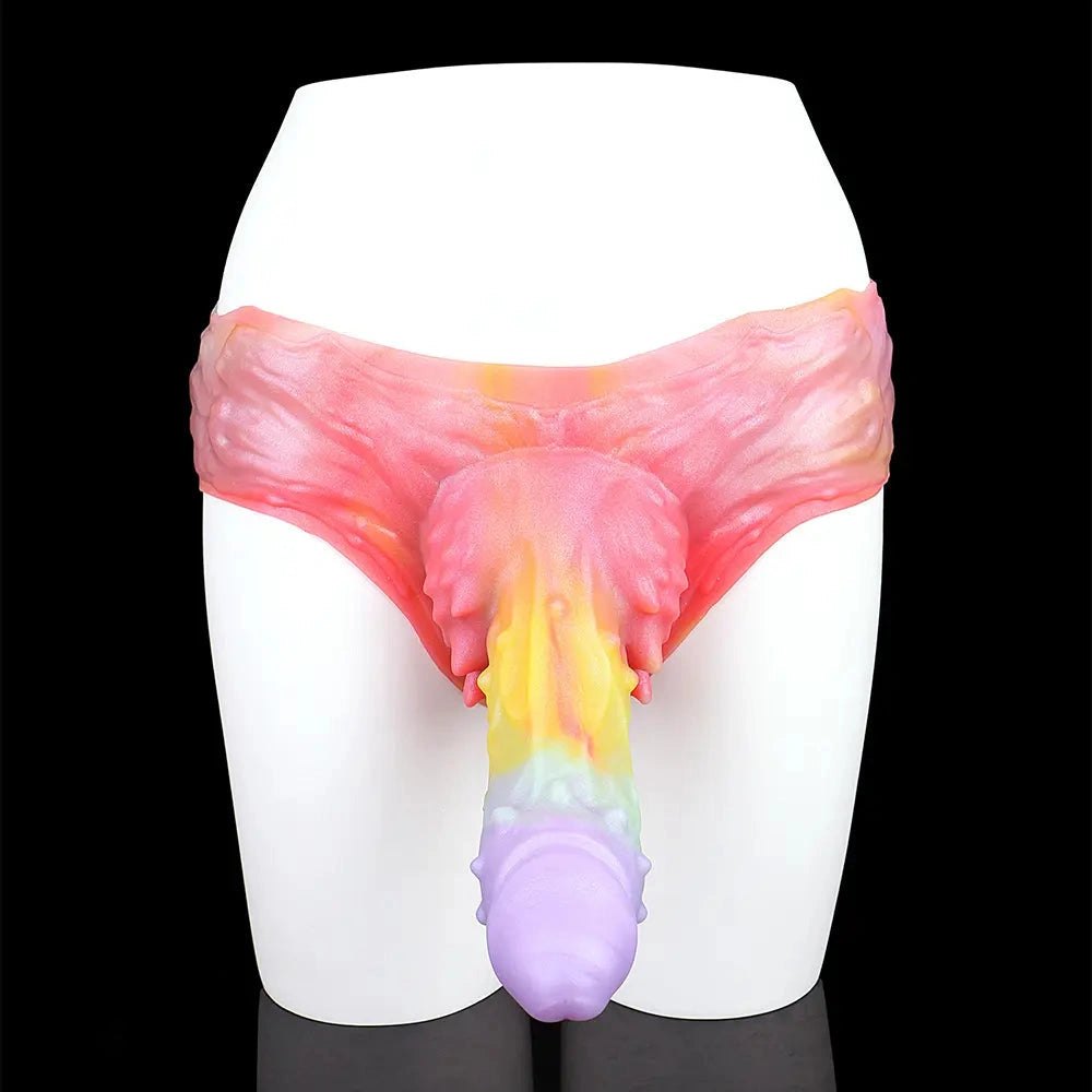 Spiked Hollow Fantasy Dildo - Silicone Monster Dildo