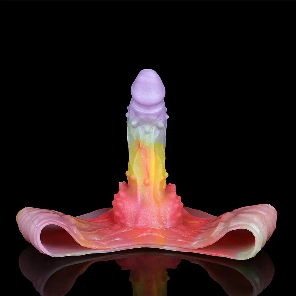 Spiked Hollow Fantasy Dildo - Silicone Monster Dildo