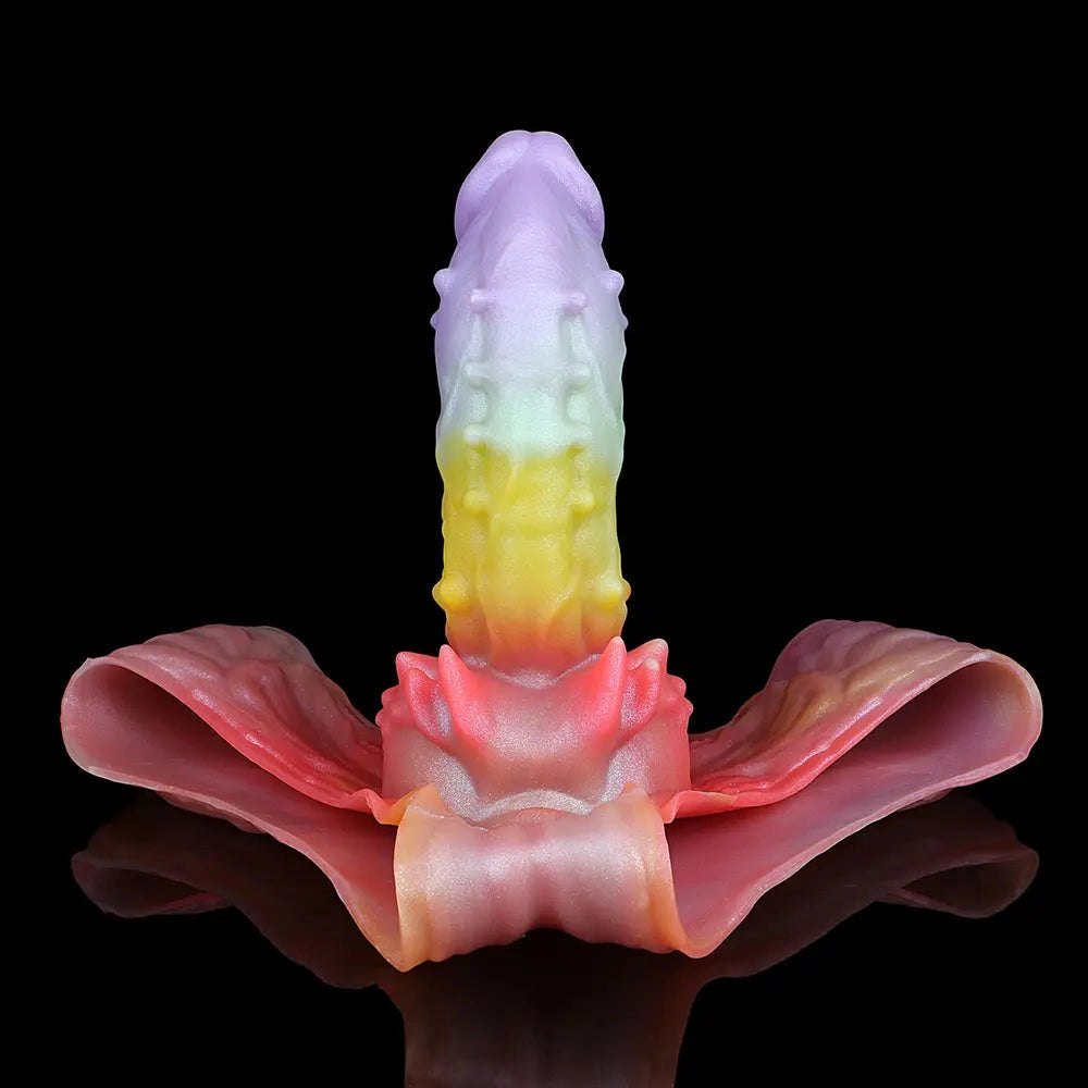 Spiked Hollow Fantasy Dildo - Silicone Monster Dildo