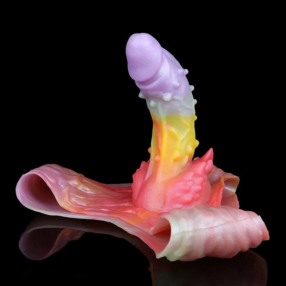 Spiked Hollow Fantasy Dildo - Silicone Monster Dildo