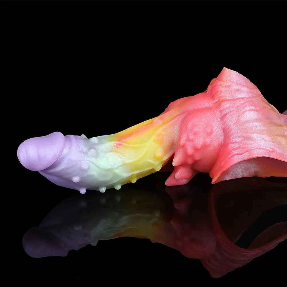 Spiked Hollow Fantasy Dildo - Silicone Monster Dildo