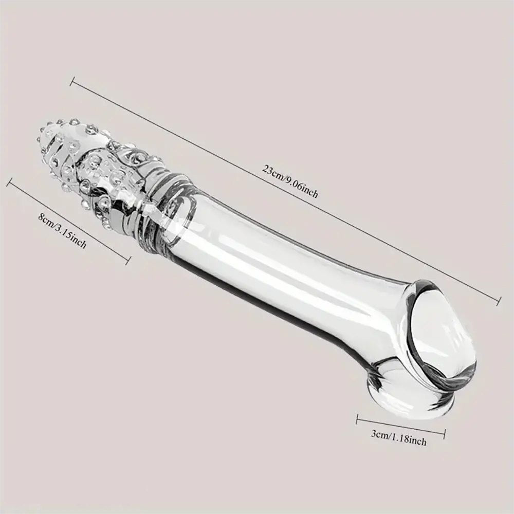 Spiked Hollow Realistic Dildo 9 in - Hollow TPE Realistic Dildo