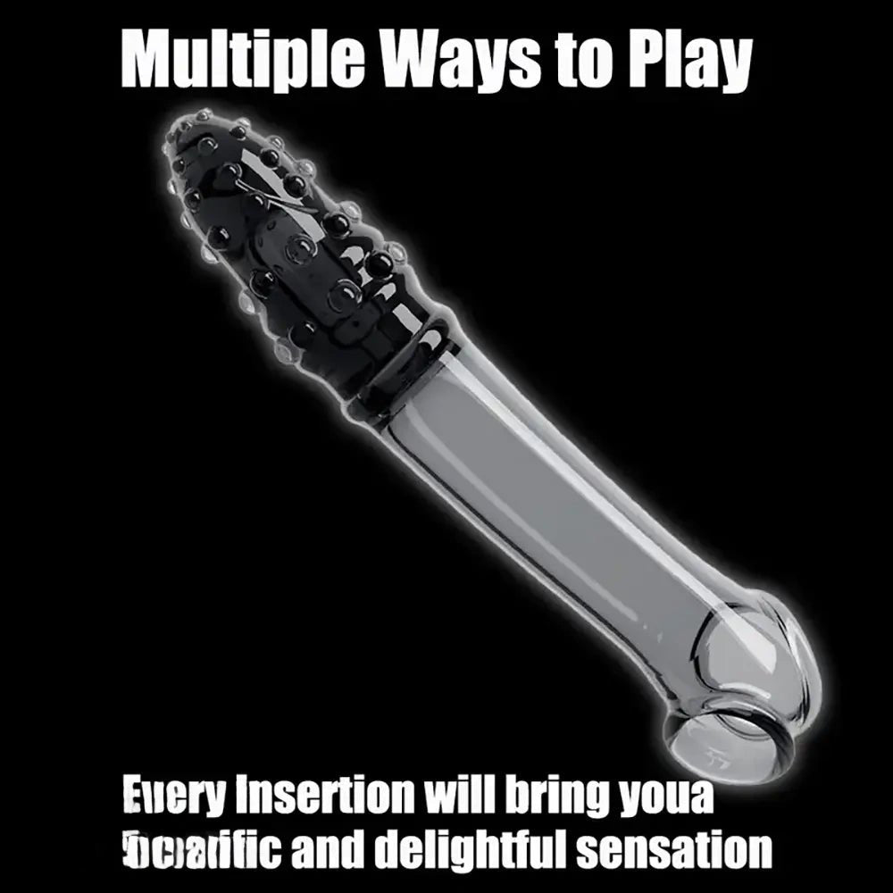 Spiked Hollow Realistic Dildo 9 in - Hollow TPE Realistic Dildo