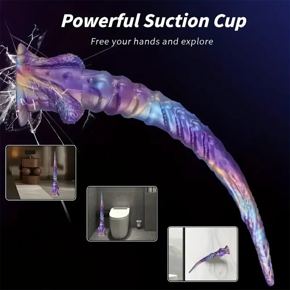 Spiked Horn Fantasy Dildo - Fantasy Silicone Dildo