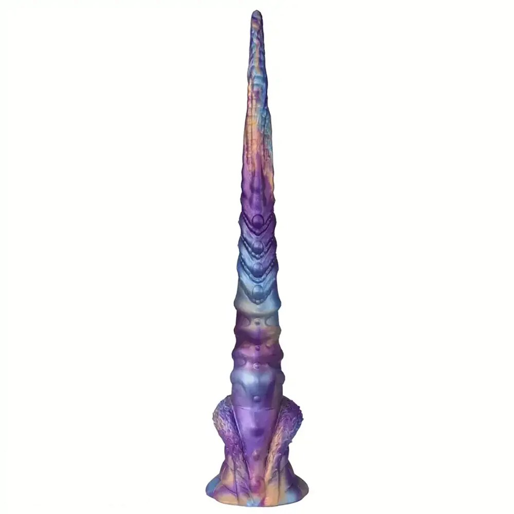 Spiked Horn Fantasy Dildo - Fantasy Silicone Dildo