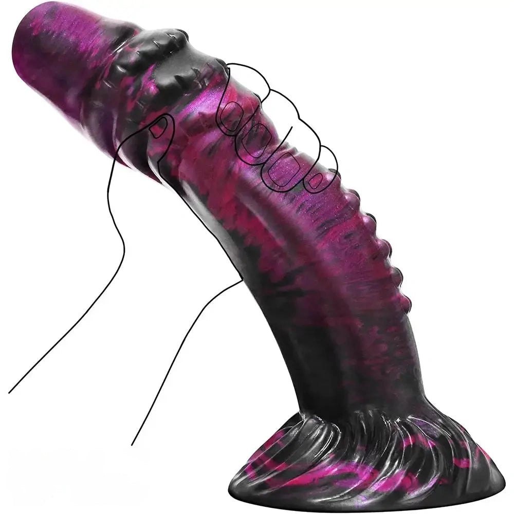 Spiked Knot Fantasy Dildo - Silicone Monster Dildo