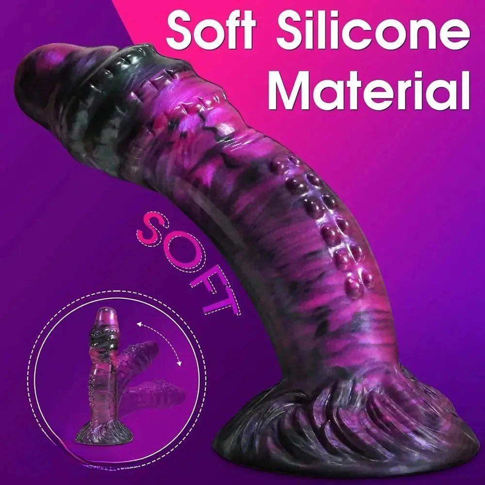 Spiked Knot Fantasy Dildo - Silicone Monster Dildo