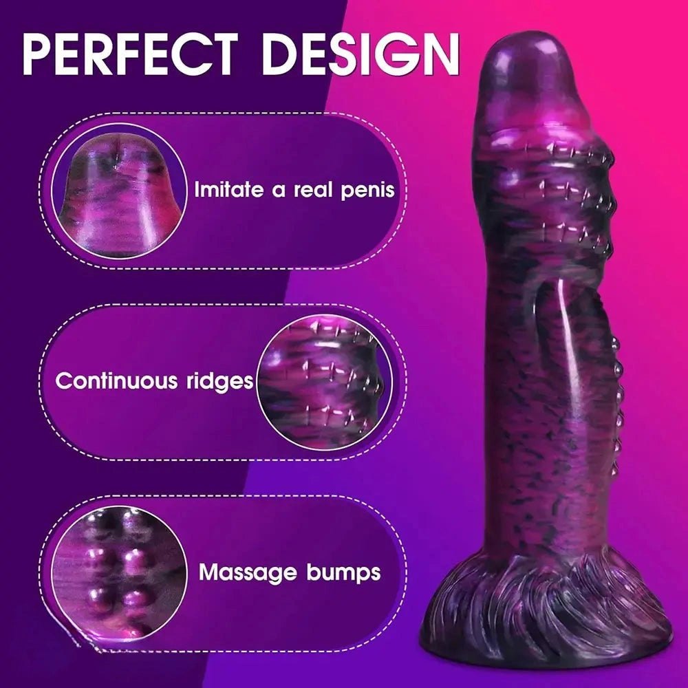 Spiked Knot Fantasy Dildo - Silicone Monster Dildo