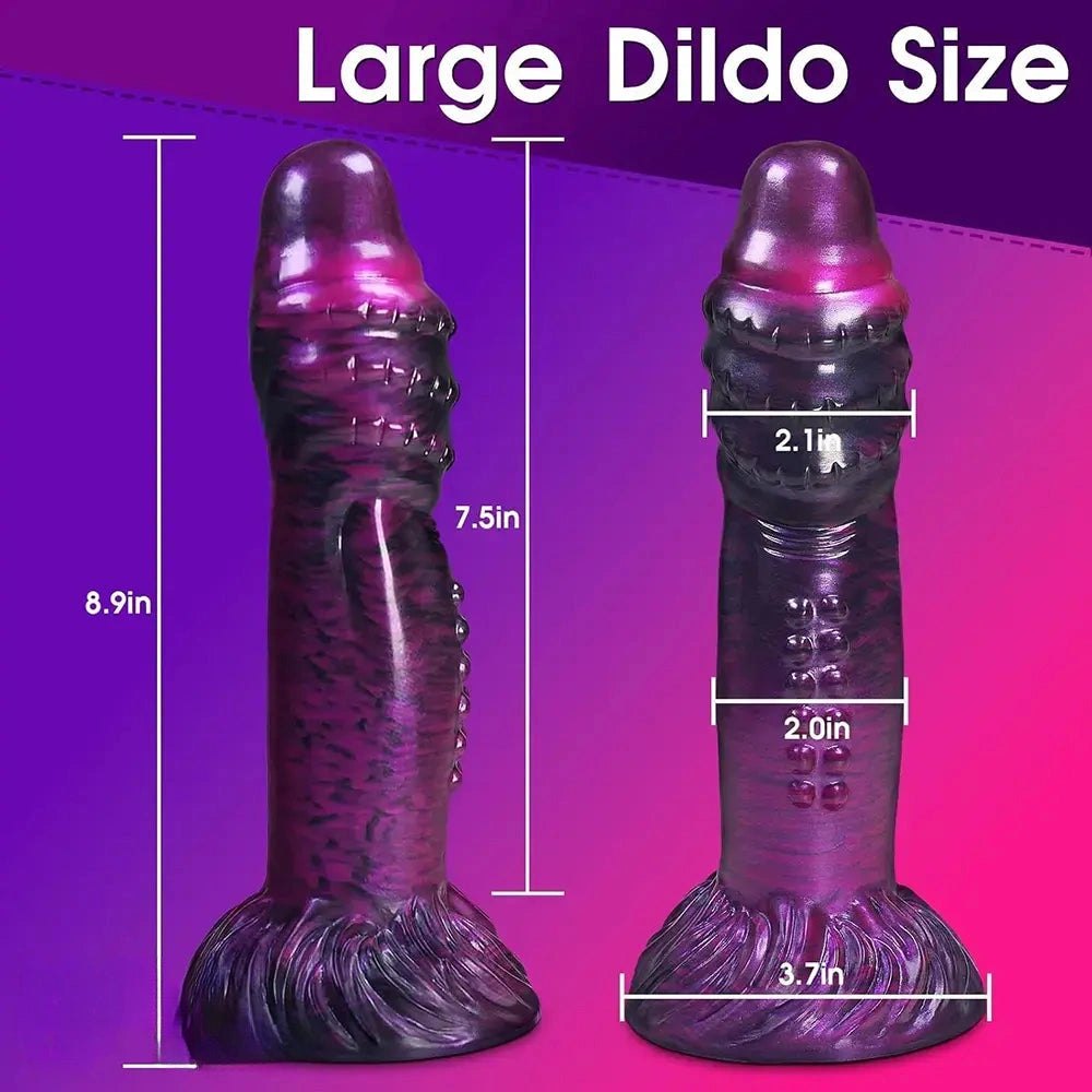 Spiked Knot Fantasy Dildo - Silicone Monster Dildo