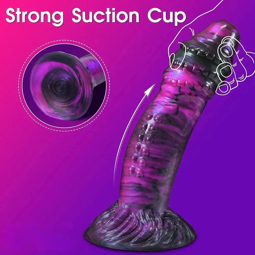 Spiked Knot Fantasy Dildo - Silicone Monster Dildo