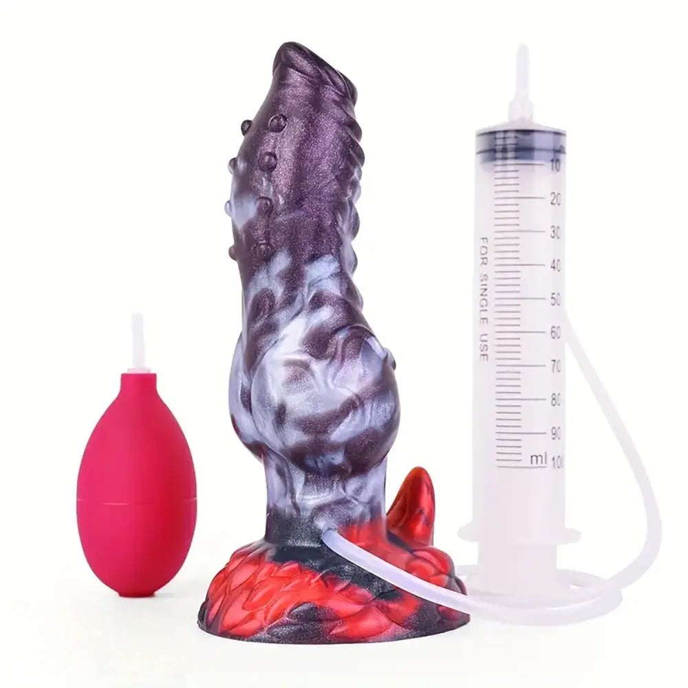 Spiked Knot Animal Dildo - Silicone Animal Knot Toy