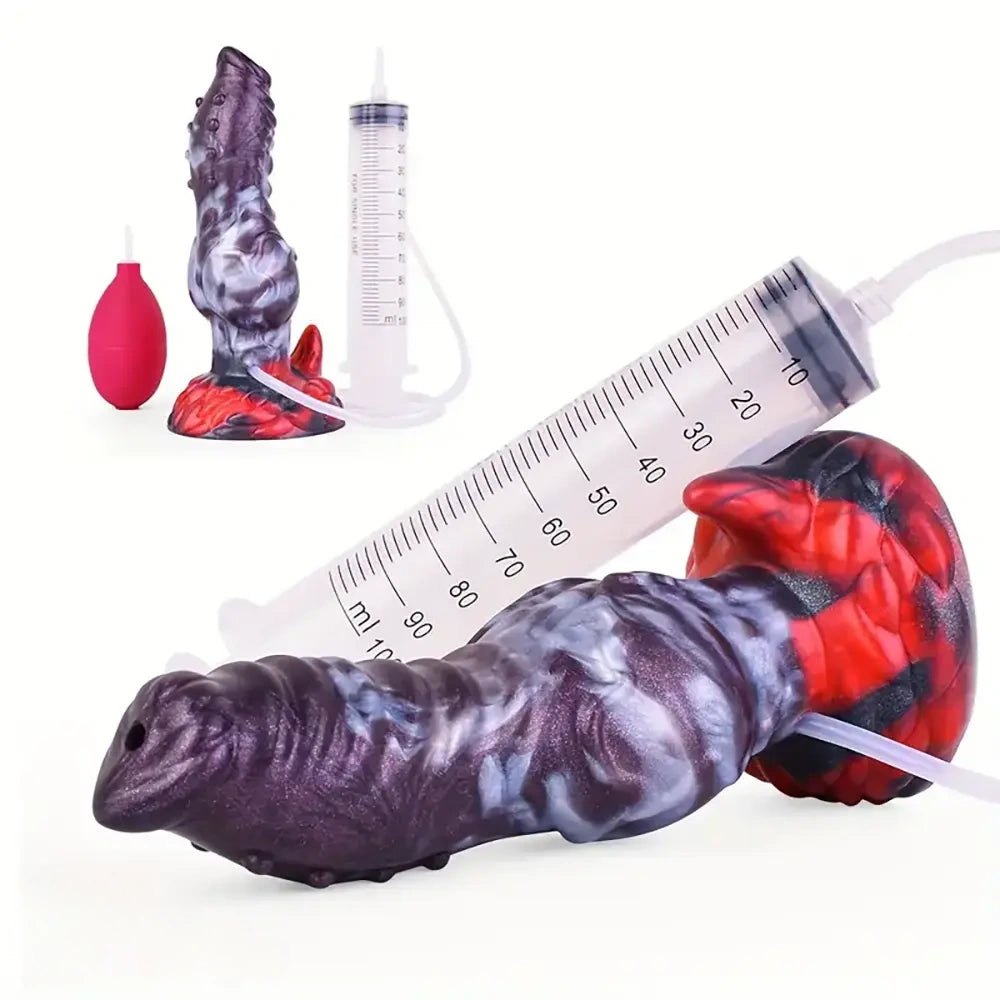 Spiked Knot Animal Dildo - Silicone Animal Knot Toy