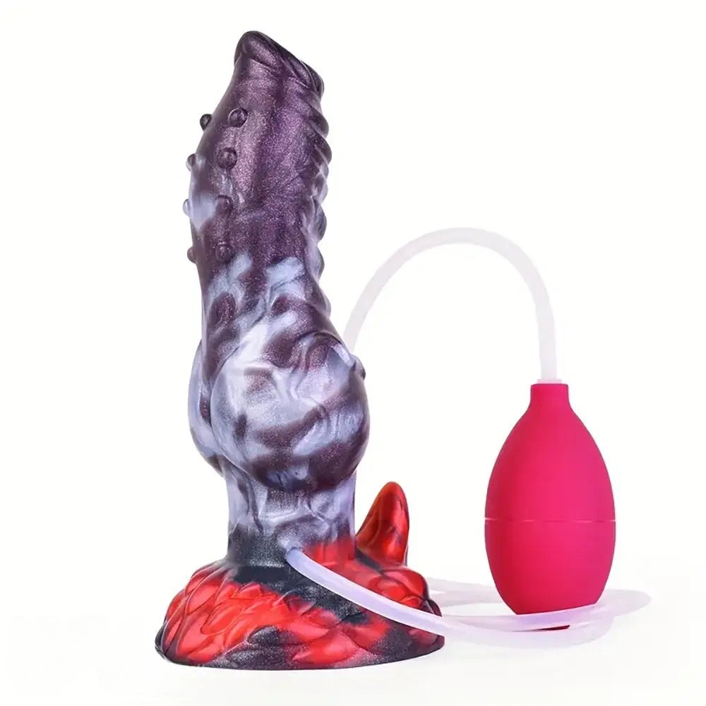 Spiked Knot Animal Dildo - Silicone Animal Knot Toy