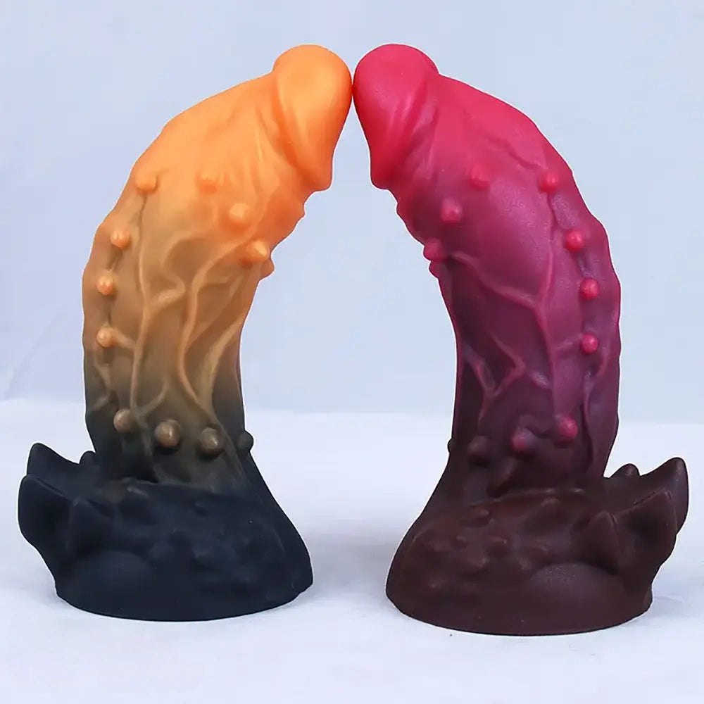 Spiked Monster Fantasy Dildo - Dragon Style Monster Dildo