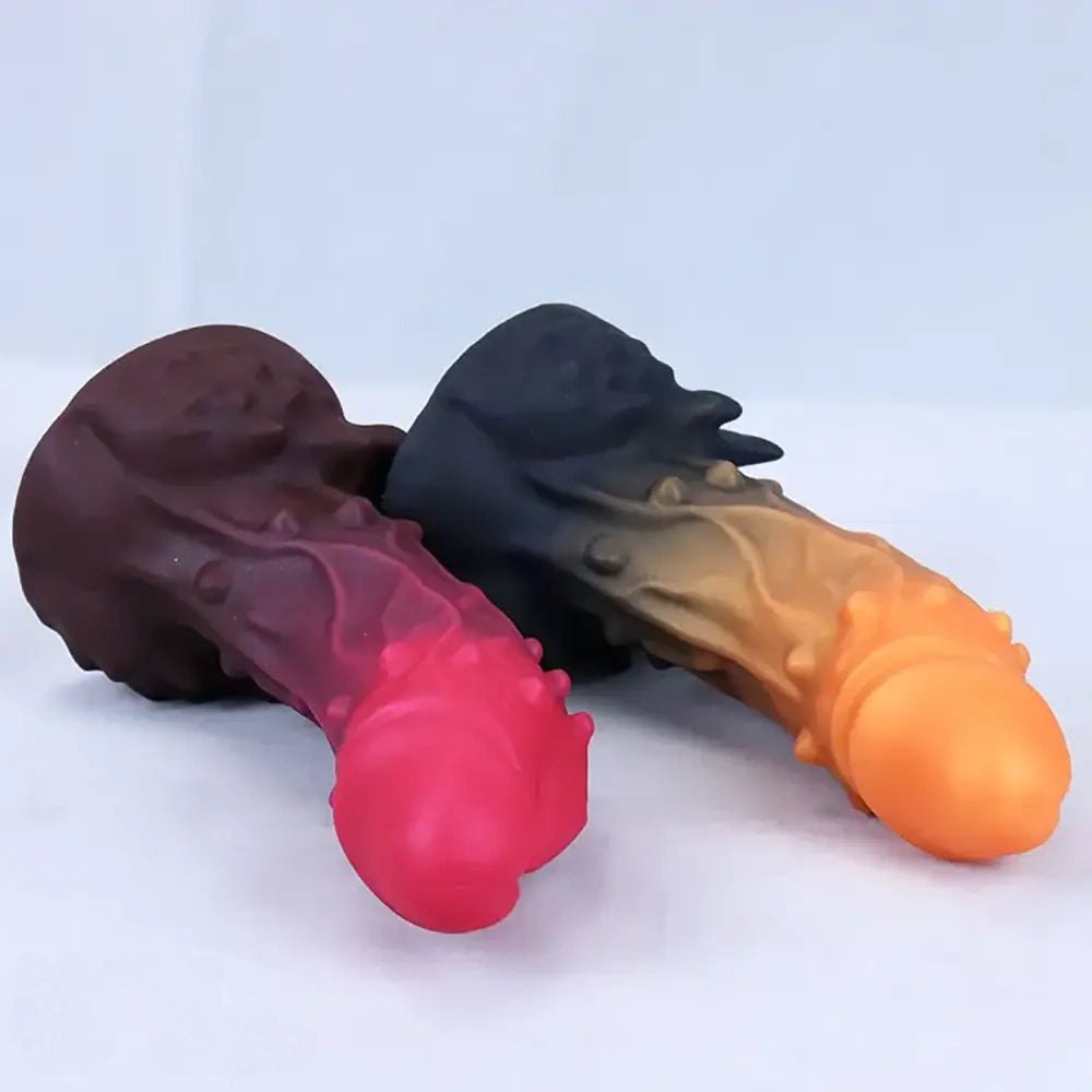Spiked Monster Fantasy Dildo - Dragon Style Monster Dildo