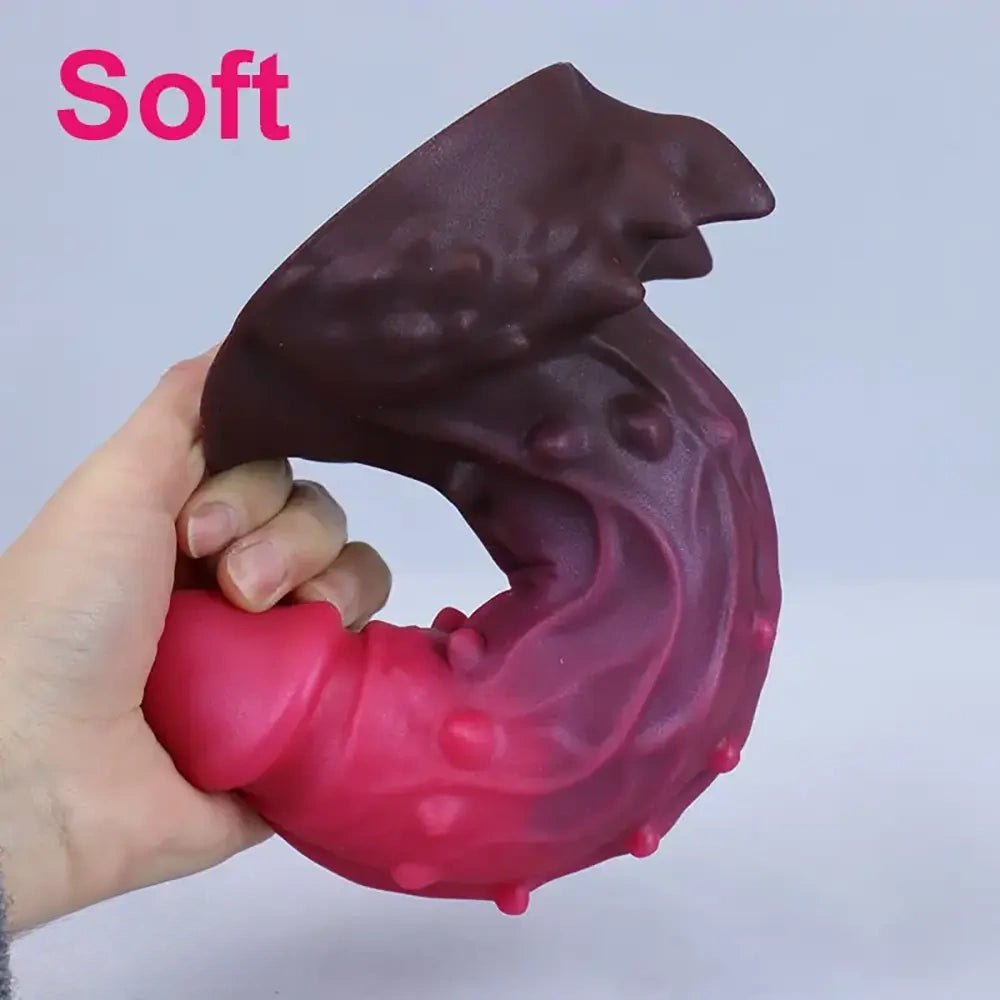 Spiked Monster Fantasy Dildo - Dragon Style Monster Dildo