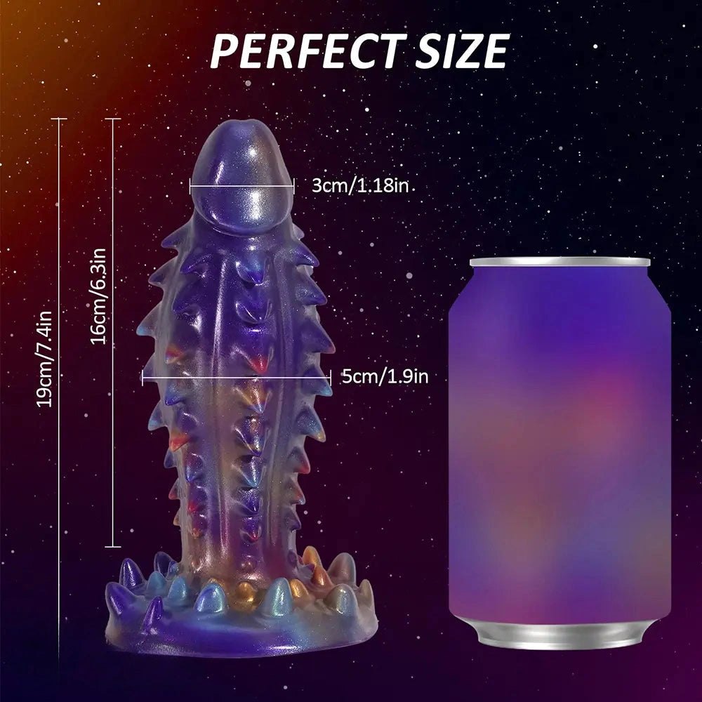 Spiked Monster Fantasy Dildo 7 in - Silicone Monster Dildo