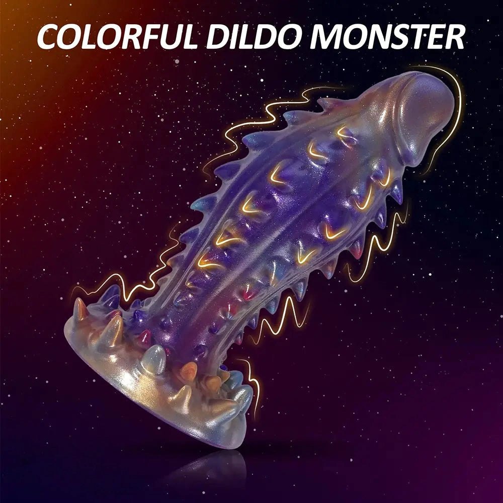 Spiked Monster Fantasy Dildo 7 in - Silicone Monster Dildo