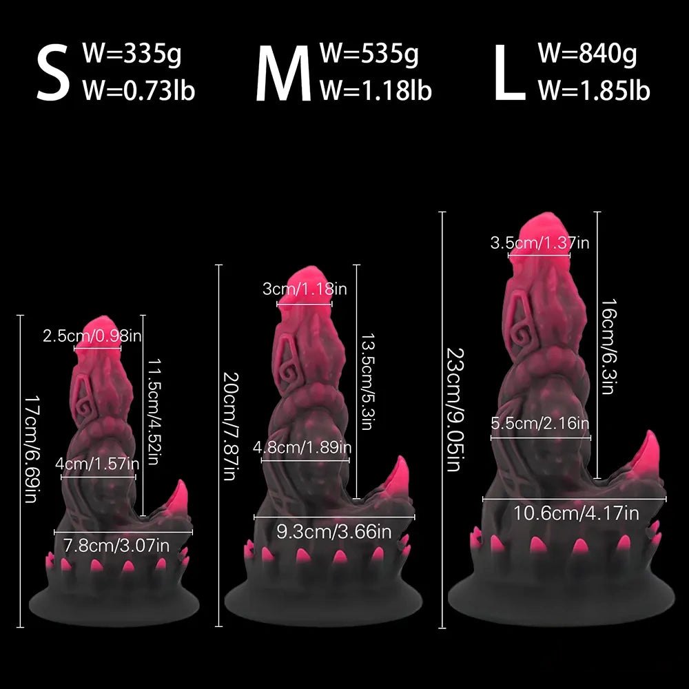 Spiked Monster Fantasy Dildo - Big Fantasy Monster Dildo