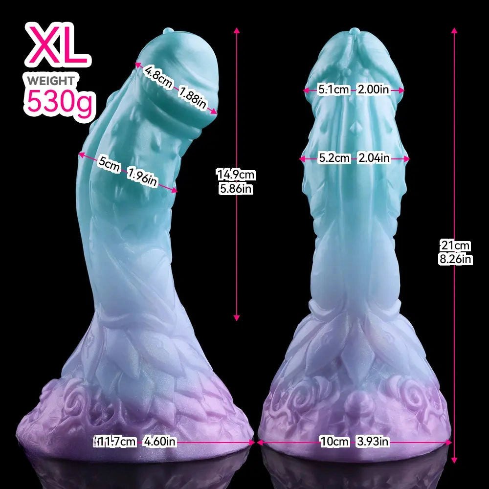 Spiked Monster Fantasy Dildo - Silicone Monster Dildo
