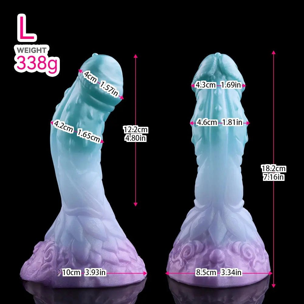 Spiked Monster Fantasy Dildo - Silicone Monster Dildo
