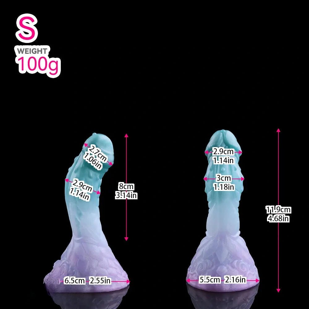 Spiked Monster Fantasy Dildo - Silicone Monster Dildo