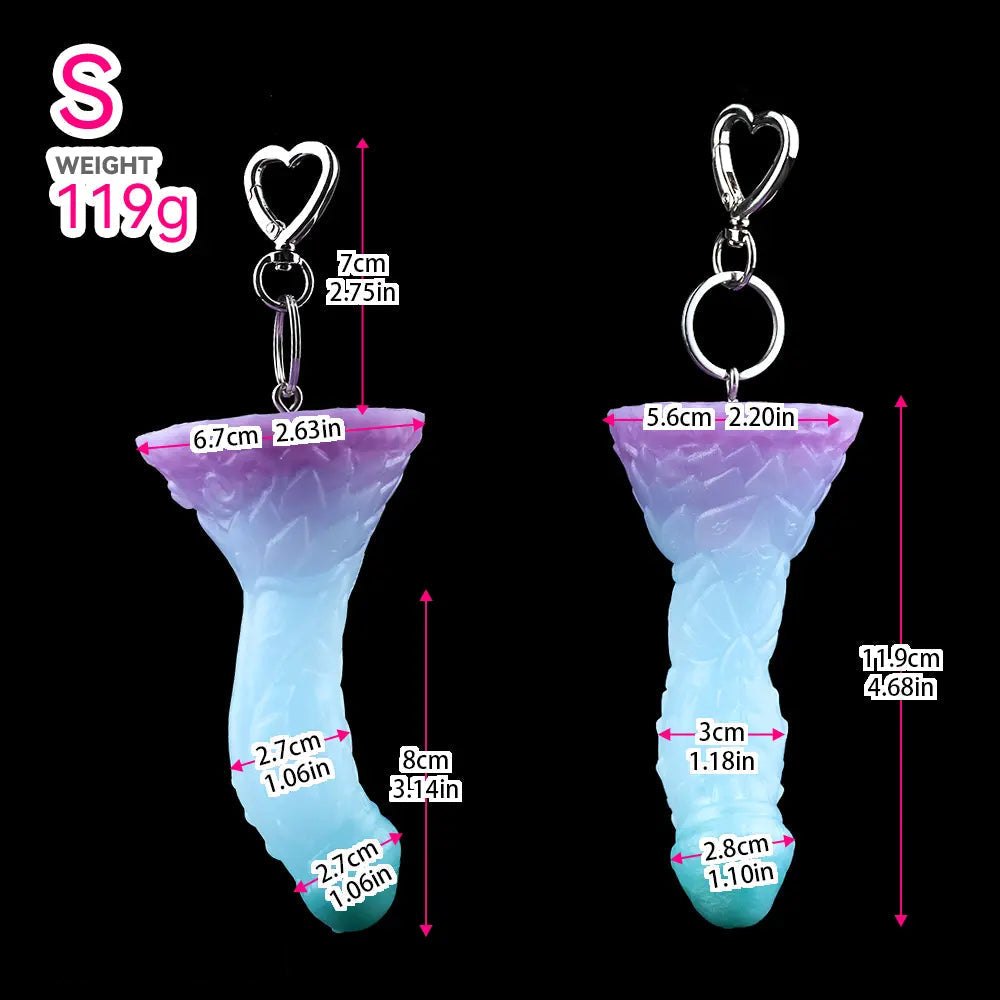 Spiked Monster Fantasy Dildo - Silicone Monster Dildo