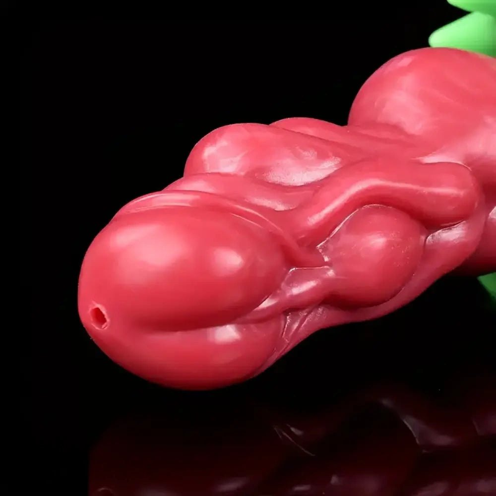 Spiked Monster Fantasy Squirting Dildo - Silicone Fantasy Dildo