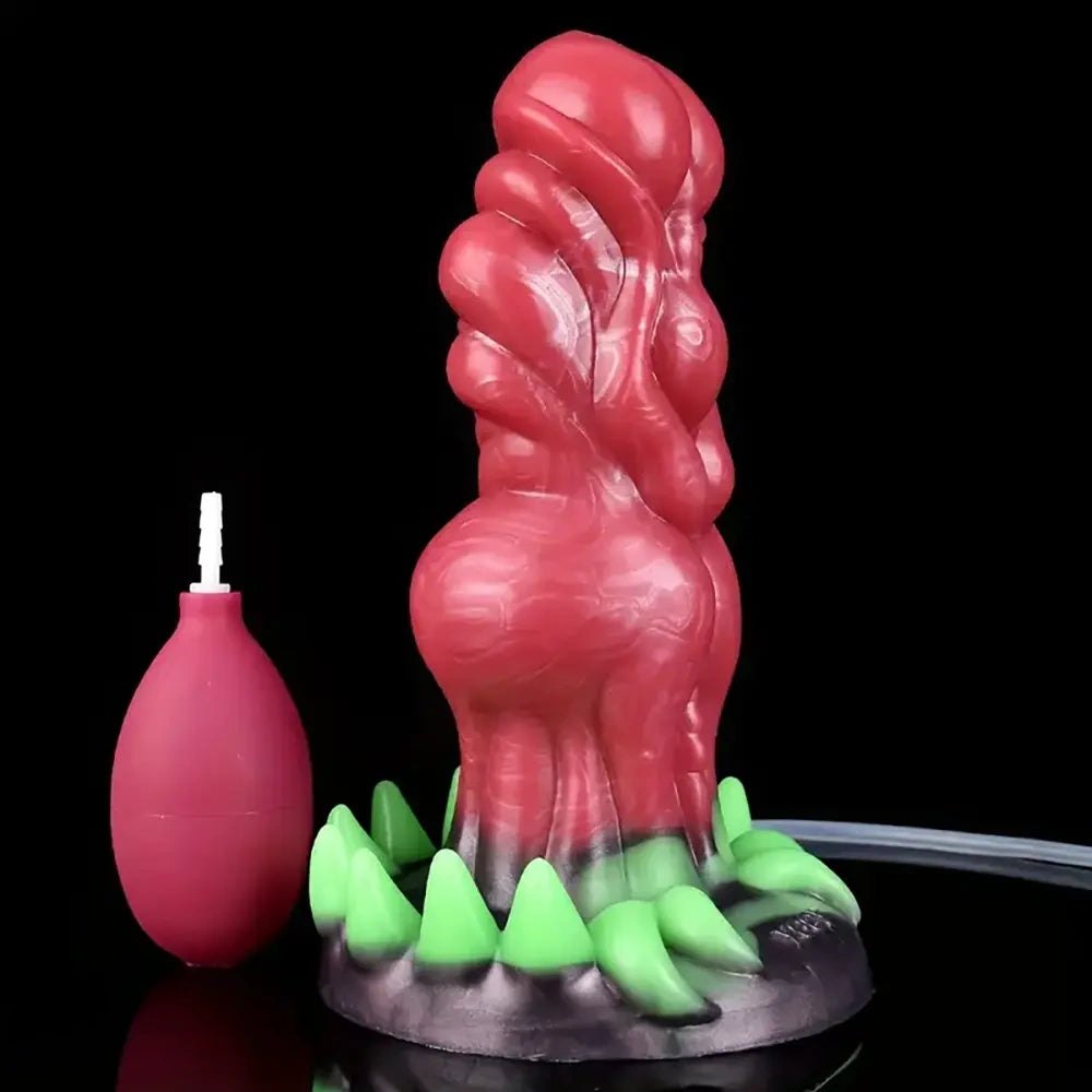 Spiked Monster Fantasy Squirting Dildo - Silicone Fantasy Dildo