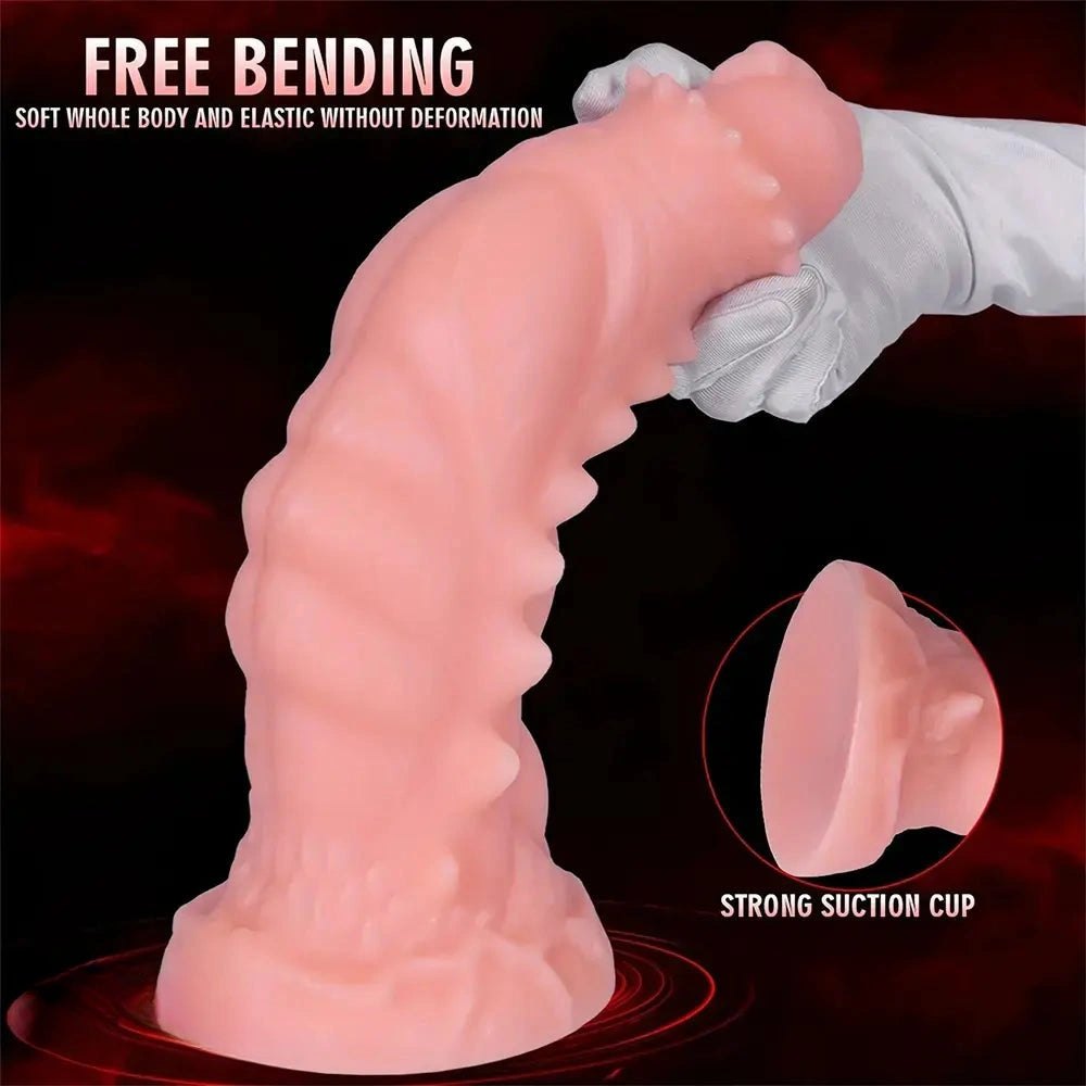 Spiked Monster PVC Dildo - Big Fantasy Dragon Dildo