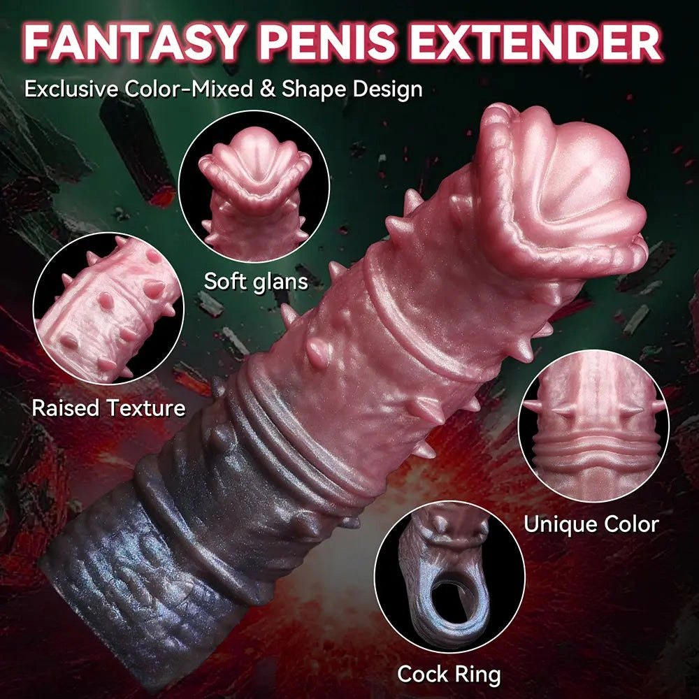 Spiked Fantasy Dildo 7.5in - Fantasy Textured Dildo