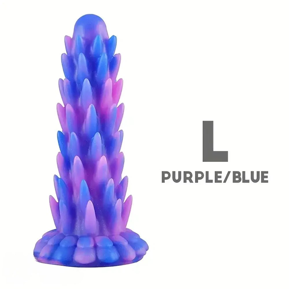 Spiked Ridged Fantasy Dildo - Textured Monster Dildo