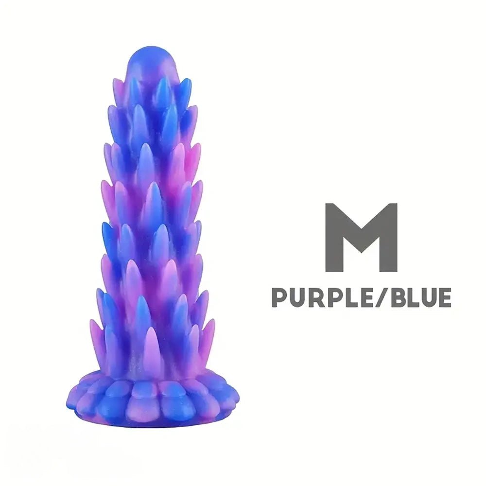 Spiked Ridged Fantasy Dildo - Textured Monster Dildo