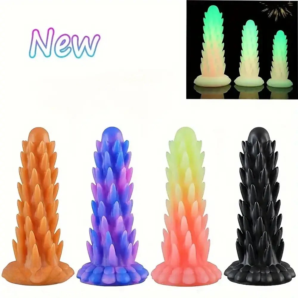 Spiked Ridged Fantasy Dildo - Textured Monster Dildo