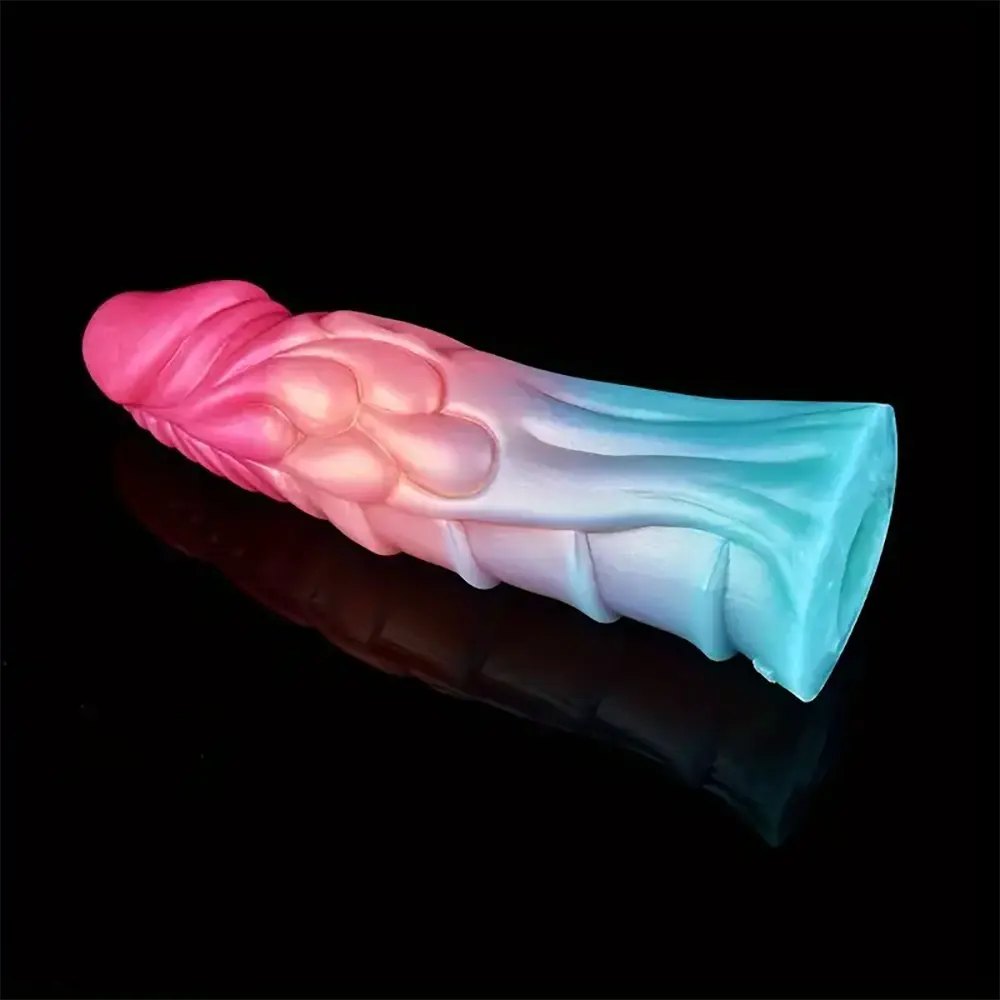Spiked Silicone Penis Extension Sleeve - Textured Penis Sleeve