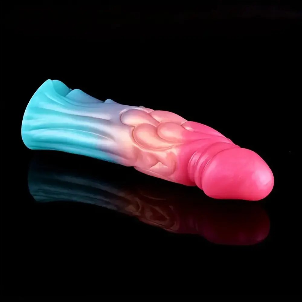 Spiked Silicone Penis Extension Sleeve - Textured Penis Sleeve