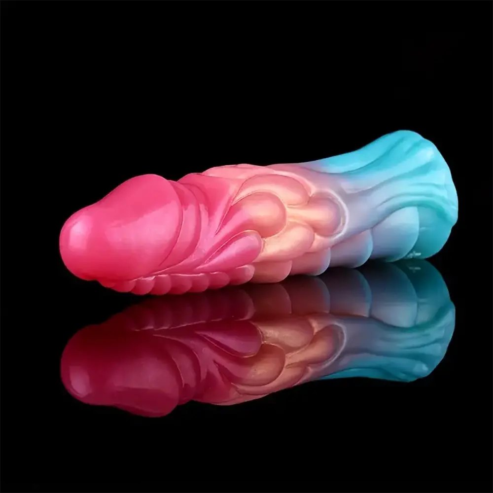 Spiked Silicone Penis Extension Sleeve - Textured Penis Sleeve