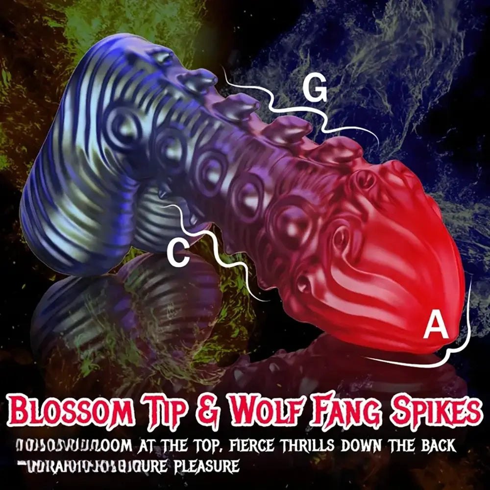 Spiked Tentacle Fantasy Dildo - Silicone Fantasy Dildo