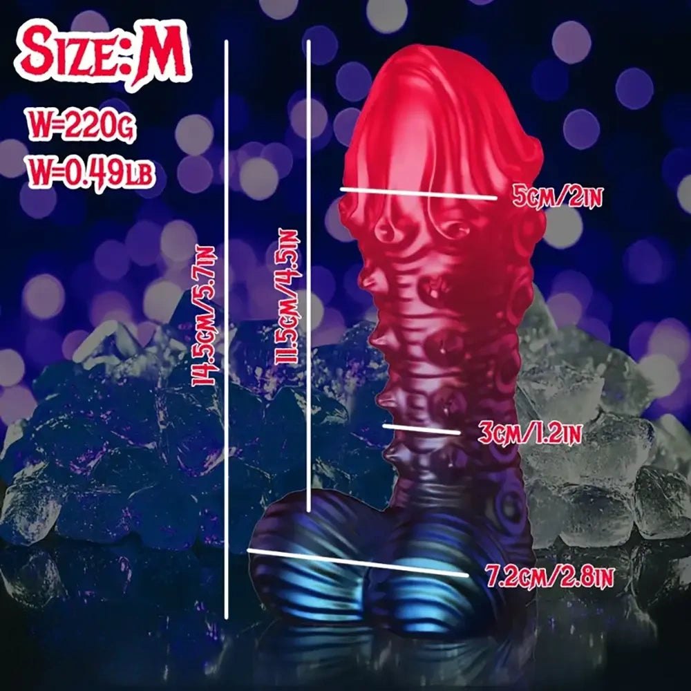 Spiked Tentacle Fantasy Dildo - Silicone Fantasy Dildo