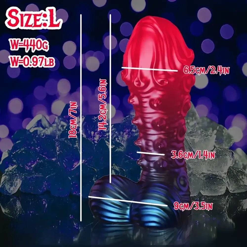 Spiked Tentacle Fantasy Dildo - Silicone Fantasy Dildo