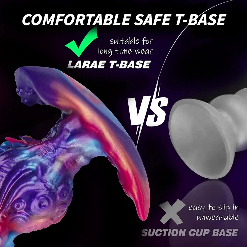Spiked Tentacle Fantasy Dildo - Sharp Head Silicone Toy