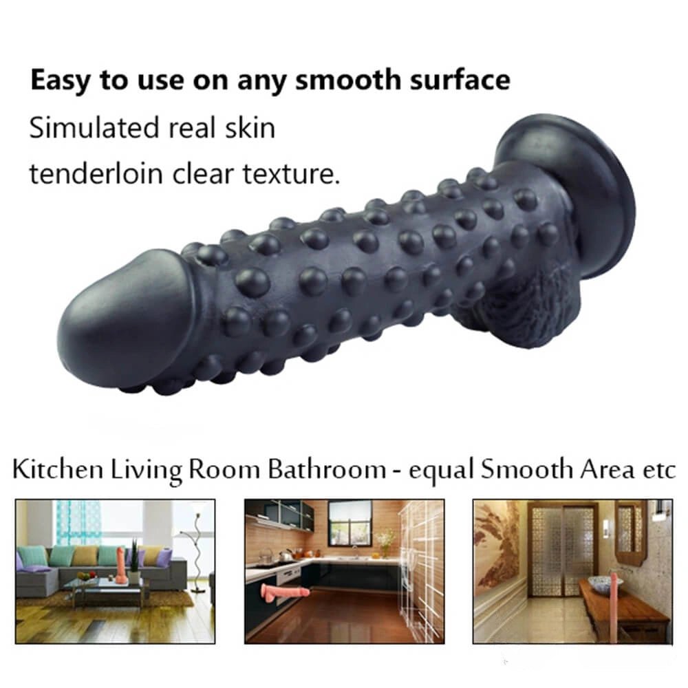 Spiked Texture Dildo 9.4 in - Textured Realistic Dildo