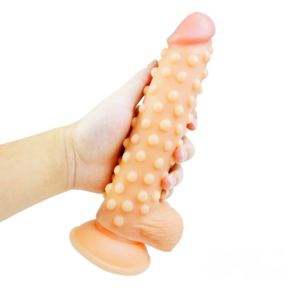Spiked Texture Dildo 9.4 in - Textured Realistic Dildo