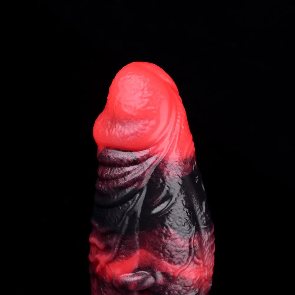 Spiked Vibrating Cock Sleeve - Hollow Silicone Sleeve