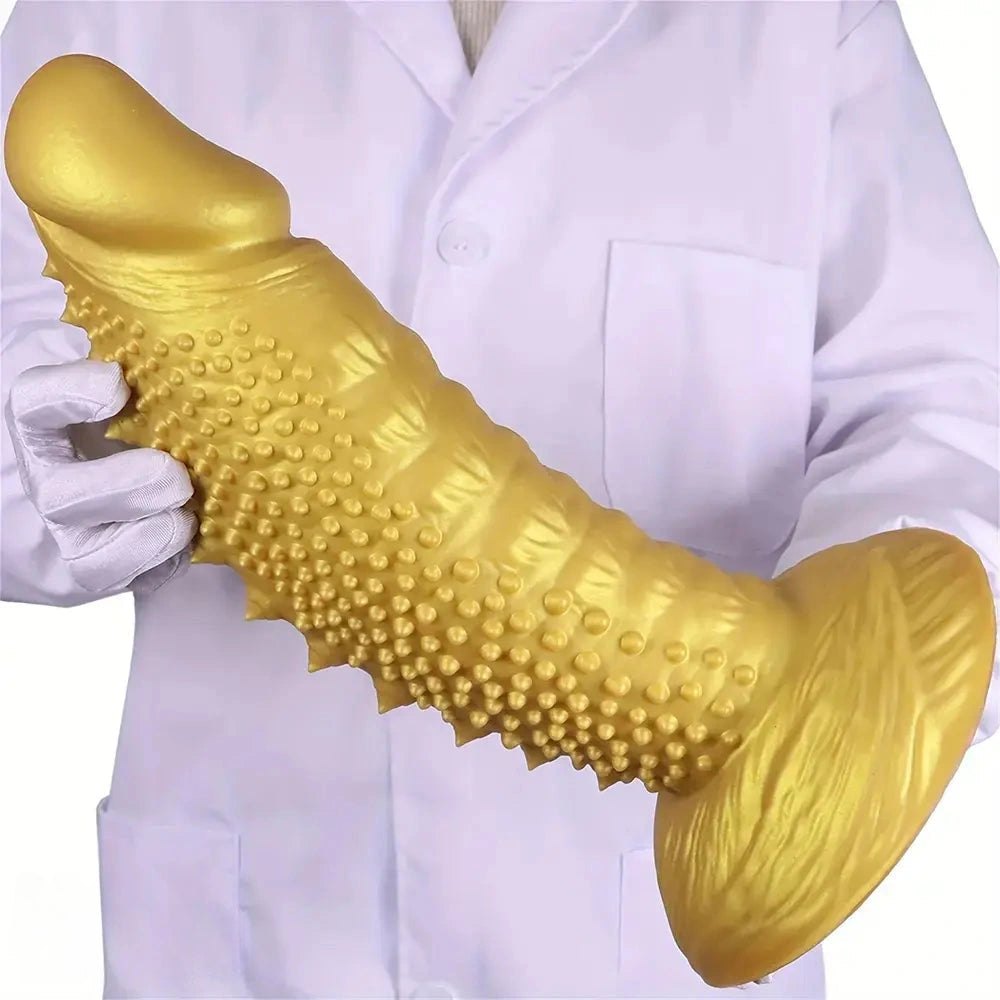 Spiky Texture Big Thick Dildo - Large Silicone Dildo