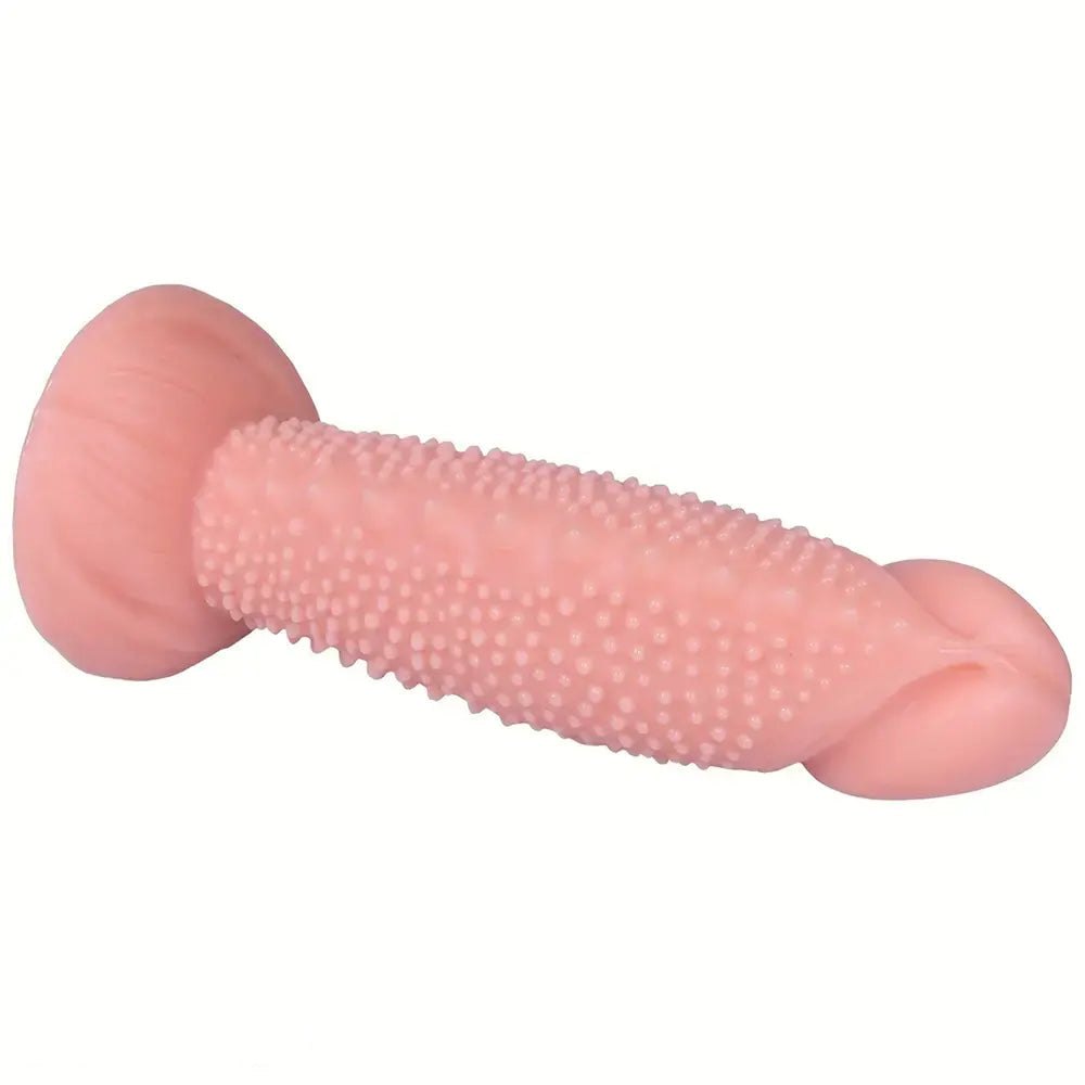 Spiky Textured Realistic Dildo - Large PVC Dildo
