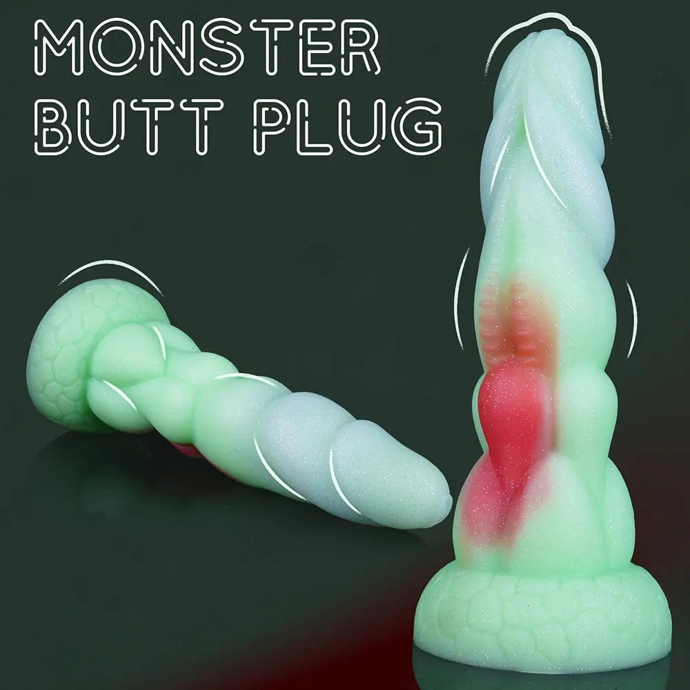 Spiral Alien G-Spot Dildo - Curved G-Spot Dildo