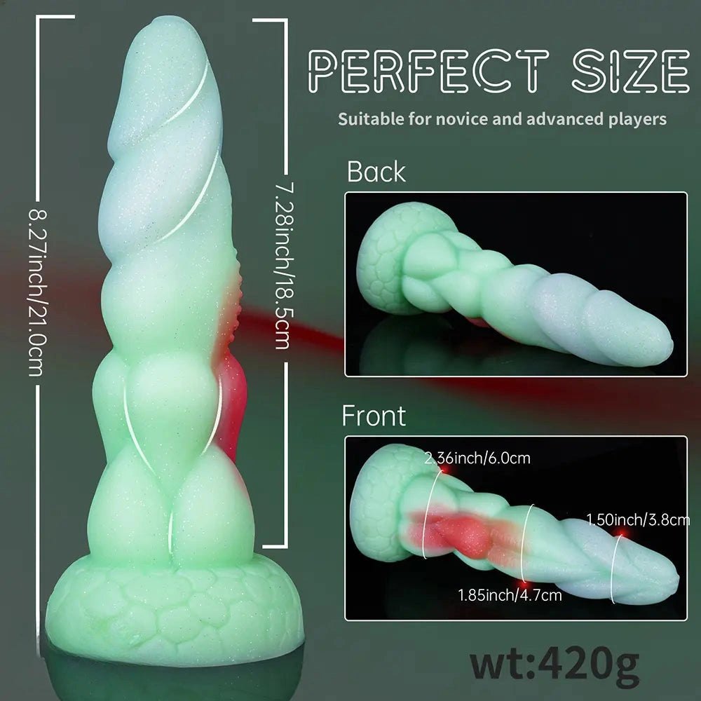 Spiral Alien G-Spot Dildo - Curved G-Spot Dildo