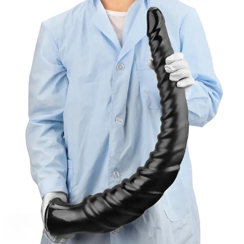 Spiral Anal Probe Dildo 29 in - Long PVC Expansion Toy